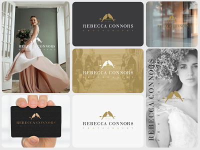 Design Logo for Rebecca Connors animal brand branding clean design elegant graphic design icon illustration logo minimal photographer photography simple vector wedding weddingphotography