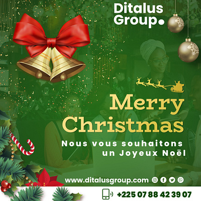 Merry Christmas | Joyeux Noel branding christmas graphic design logo