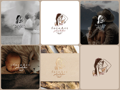 Design Logo for Julia Huber boho brand branding cameralogo design graphic design icon illustration juliahuber logo minimal newbornphotography photo photographer photography vector vintage weddingphoto