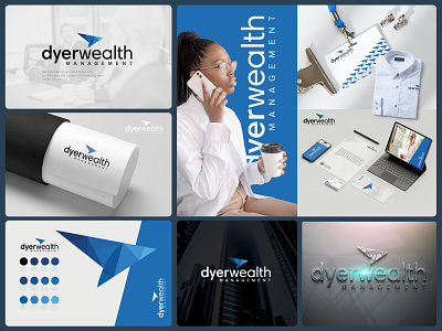 Design Logo for Dyer Wealth Management acountant brand branding business businesslogo clean design executive investment management manager minimal simple vector wealth