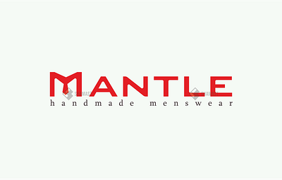 Mantle : handmade menswear adobeillustrator branding design fashion illustrator logo menswear minimal simple wordmark