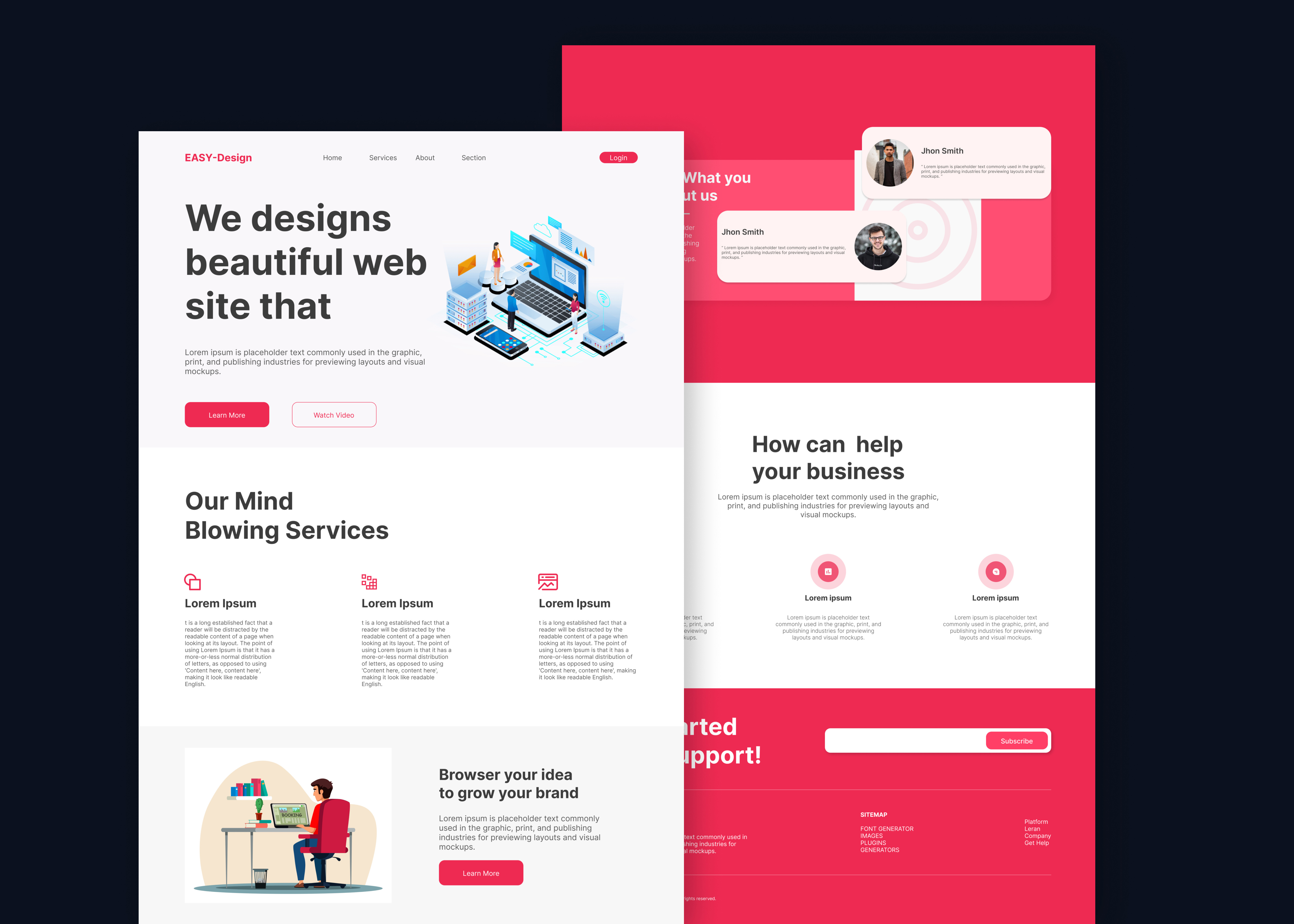 Website UI Design brand identity branding design digital ui design figma figma design graphic design illustration landing page logo ui ui design uidesign uiuxdesign ux vector web design website website design