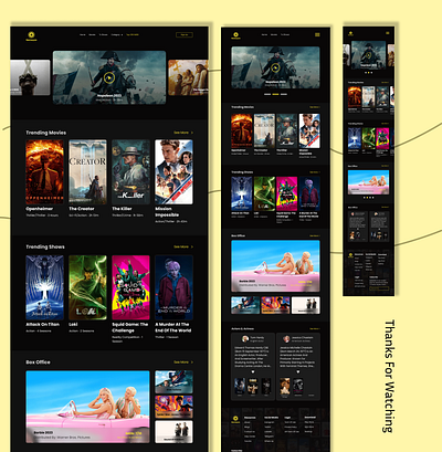 Namayan movie website ui uiuxdesigner webdesign