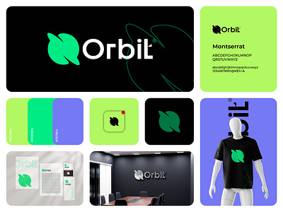 Orbit Logo Branding best bold brand branding clever concept design edge grid identity industry letter lettermark lines logo logo design logotype mark simple symbol
