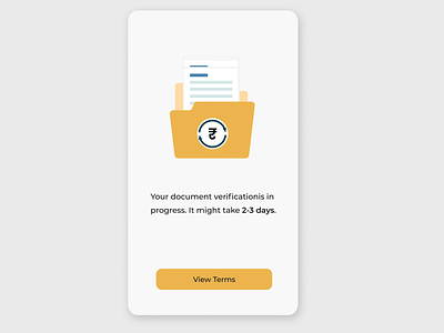 Finance Docs Or File Verification In Progress Lottie App Design animation app ui design design docs verification document document verification file file verification animation finance folder illustration lottie animation motion graphics paper rupee animation ui ux verification in progress