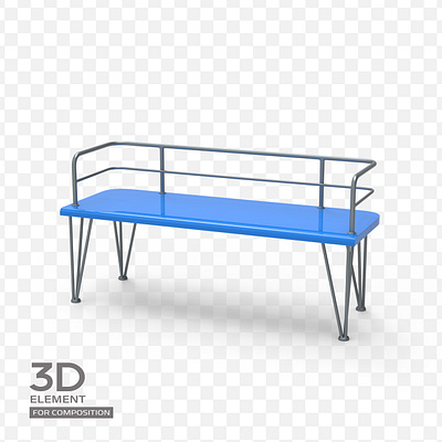 exterior bench 3d render illustration 3d art 3d artist 3d modeling 3d product 3d product animation animation branding design illustration ui