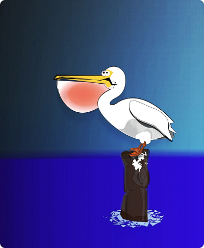 Elly... da Peli doodle elly illustration noise pelican poop shunte88 vector