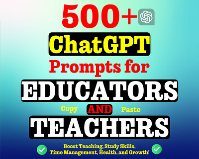 500+ ChatGPT Prompts for Teachers and Educators teacher binder