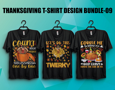 THANKSGIVING T-SHIRT DESIGN BUNDLE-09 animation autumn branding cartoon clothing custom design fashion graphic design illustration logo motion graphics t shirt t shirt design thanksgiving turkey typography