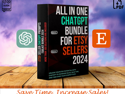 Etsy Seller ChatGPT Shop kit Bundle 2024 etsy shop branding kit