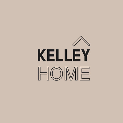 kelley home branding graphic design logo