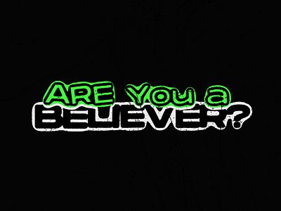 Are you a believer?, kinetic typography 2d adobe aftereffects graphic design kinetic typography knetic motion motion graphics photoshop type typogrphy