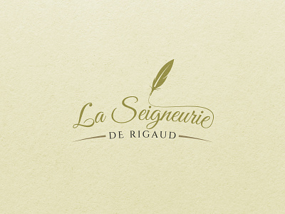 La Seigneurie de Rigaud | Vintage signature logo brand identity dribbble dribbble logo feather pen logo logo design logodesign signature vector vintage