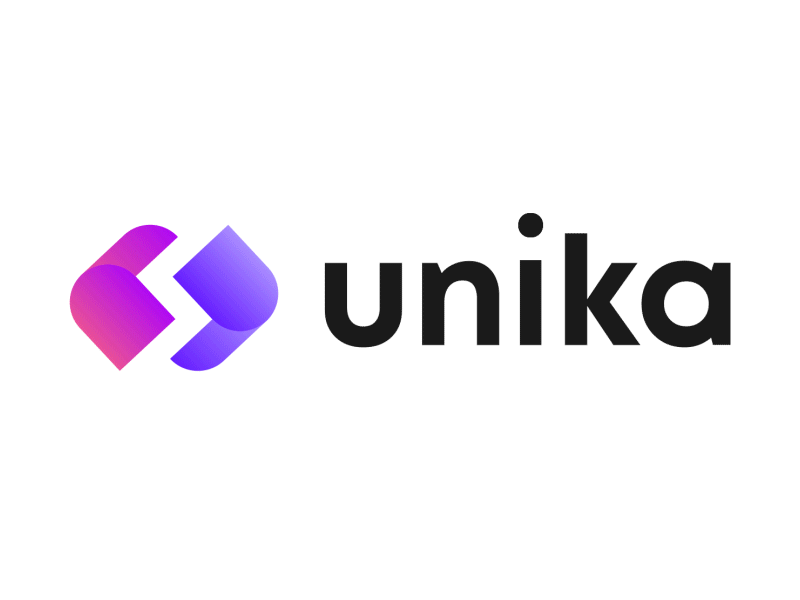 UNIKA logo animation animated logo intro logo ainmation logomotion outro ui анимация лого анимация логотипа интро лого анимация
