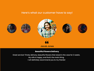 Daily UI Challenge #039 Testimonial challange dailyui design testimonial ui