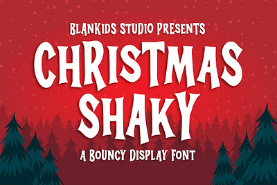 Christmas Shaky a Bouncy Display Font bouncy font christmas font crafty font cursive font cute font display font elegant font event font holiday font modern font new year font playful font sans serif font santa font seasional font serif font