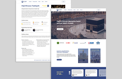 Web Design - Al-Fatih Travel Umroh graphic design travel ui uiux design web design web developmen
