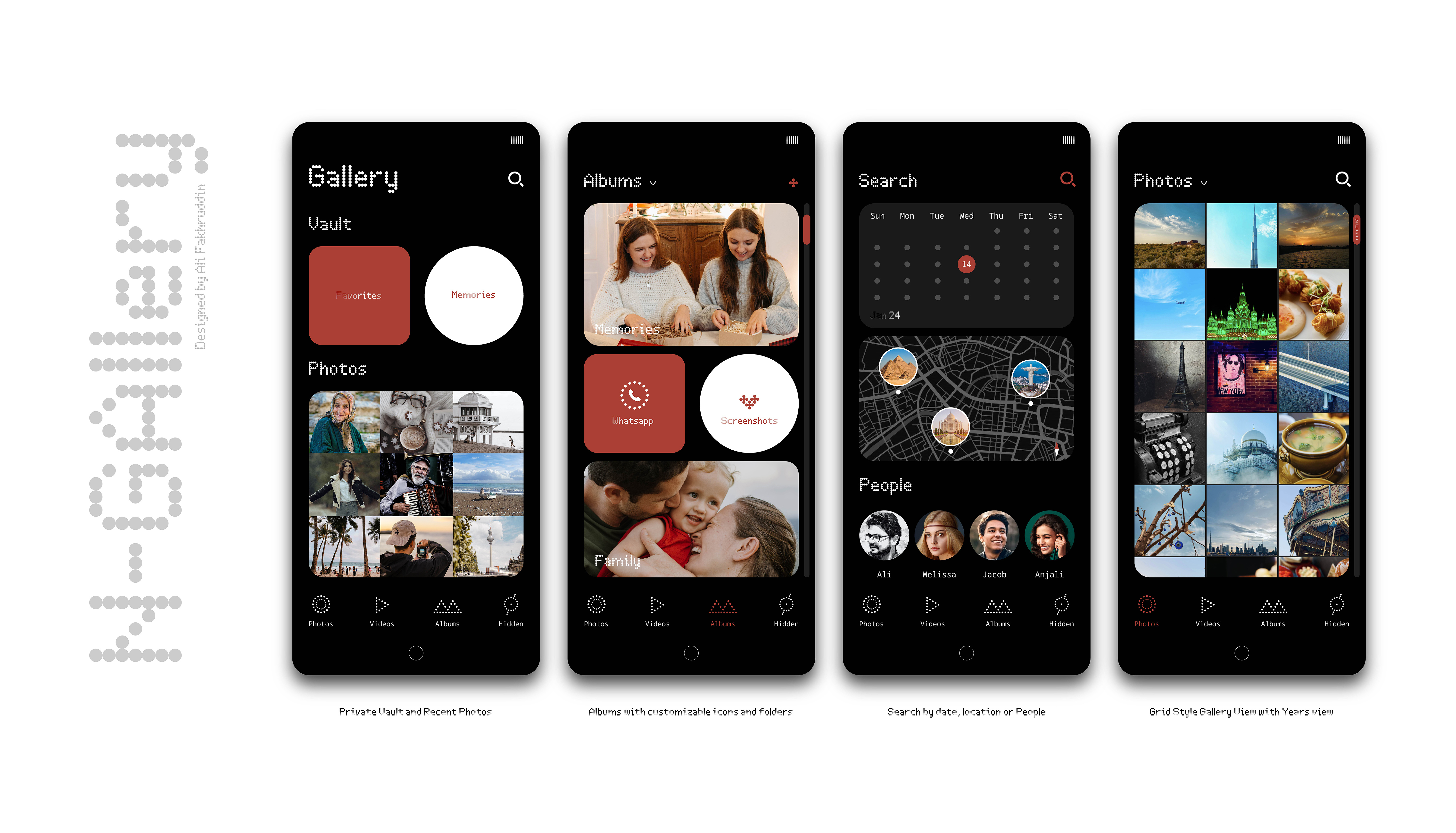 N Gallery: Concept Design for Nothing Gallery 3d app app designer app developer appdevelopment branding design gallery graphic design illustration logo mobile nothing photos ui ux
