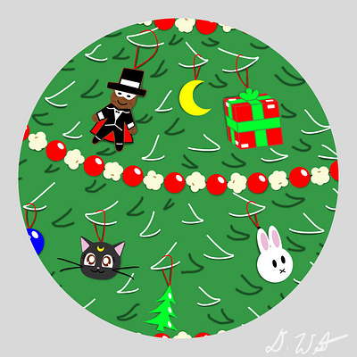 A Merry Christmas in December 2023 Week 4 anime art design graphic design illustration