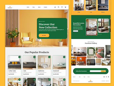 A furniture website landing page design furniture design landing page design mobile app design modern design product design ui ui ux design web page design website design