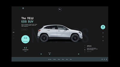 New Suv animation car css html web design website design