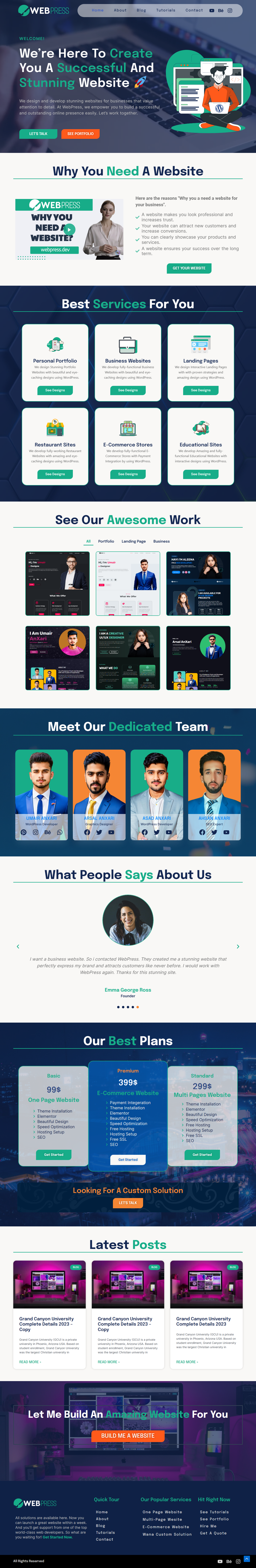 WebPress Web Design Inspiration animation graphic design logo motion graphics ui