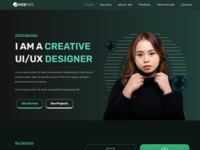 Creative Agency Web Design Inspiration design inspiration elementor design ui design web design web inspiration webpress wordpress wordpress design