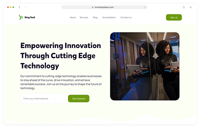 Software Dev. Landing Page agency landing page software uiux design web design