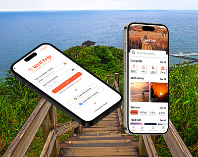 Travel App UI/UX Case study appdesign figma travel app ui uiux uiux design uiuxdesigner user interface user reaserch