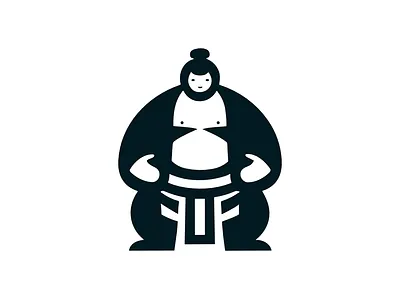 Sumo Wrestler Logo branding design graphic design icon illustration logo typography ui ux vector