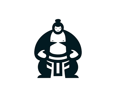 Sumo Wrestler Logo branding design graphic design icon illustration logo typography ui ux vector