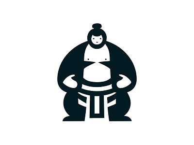 Sumo Wrestler Logo branding design graphic design icon illustration logo typography ui ux vector