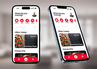 Food Order App branding ui