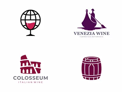 wine logos brand branding design graphic design wine