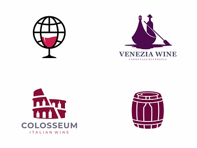 wine logos brand branding design graphic design wine