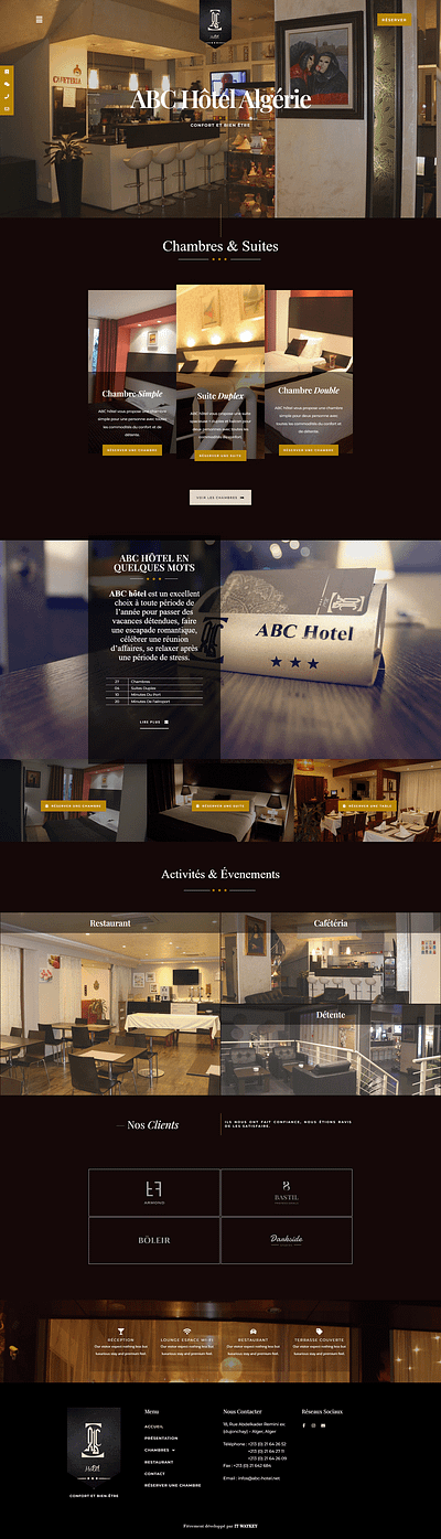 abc-hotel.net - site (présentation & réservation) website