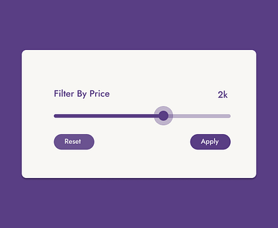 Price Filter design ui design dribbbleshowcase ecommerce ecommerceexperience figma interactivedesign ui uidesign usercentricdesign uxuiinspiration webdesigntrends website design