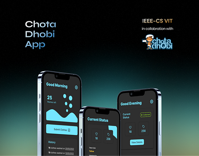 Chota Dhobi app design ui ux