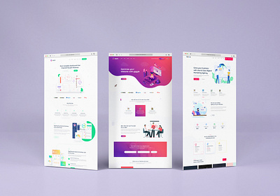 SaaS SEO Digital Agency Website Design Portfolio design digital ageenc psd saas seo ui woorddpress