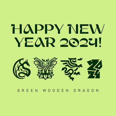 HNY 2024 2024 dragon logo