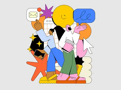 Web World brand illustration character illustration characters commercial illustration illo illustration illustration studio qillo saas illustration studio vector vector character vector illustration web illustration