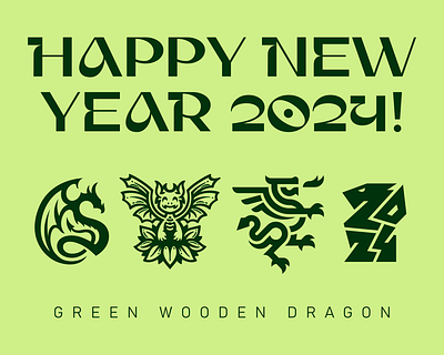 DRAGON COLLECTION 2024 2024 branding dragon happynewyear logo logodesign logomark logotype symbol2024