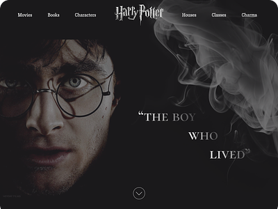 Dark Web (Harry Potter) animation darkweb graphic design prototyping ui webdesign