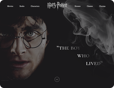 Dark Web (Harry Potter) animation darkweb graphic design prototyping ui webdesign