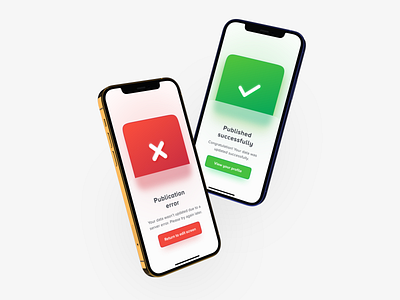 Flash Message for mobile app alert message app branding button colorful daily challange dailyui done error flash message graphic design illustration message minimal mobile notification popup success ui ux