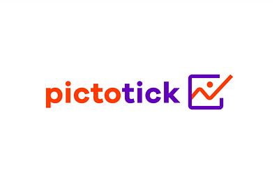 pictotick logo design branding graphic design icon icon set logo logo design picto pictogram tick ui vector web design