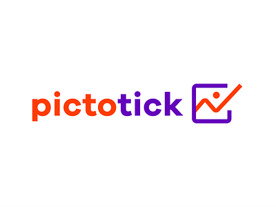 pictotick logo design branding graphic design icon icon set logo logo design picto pictogram tick ui vector web design