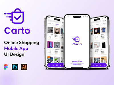 Carto Mobile App UI Design app app design app designer design graphic design illustration interface logo product design typography ui user interface ux vector