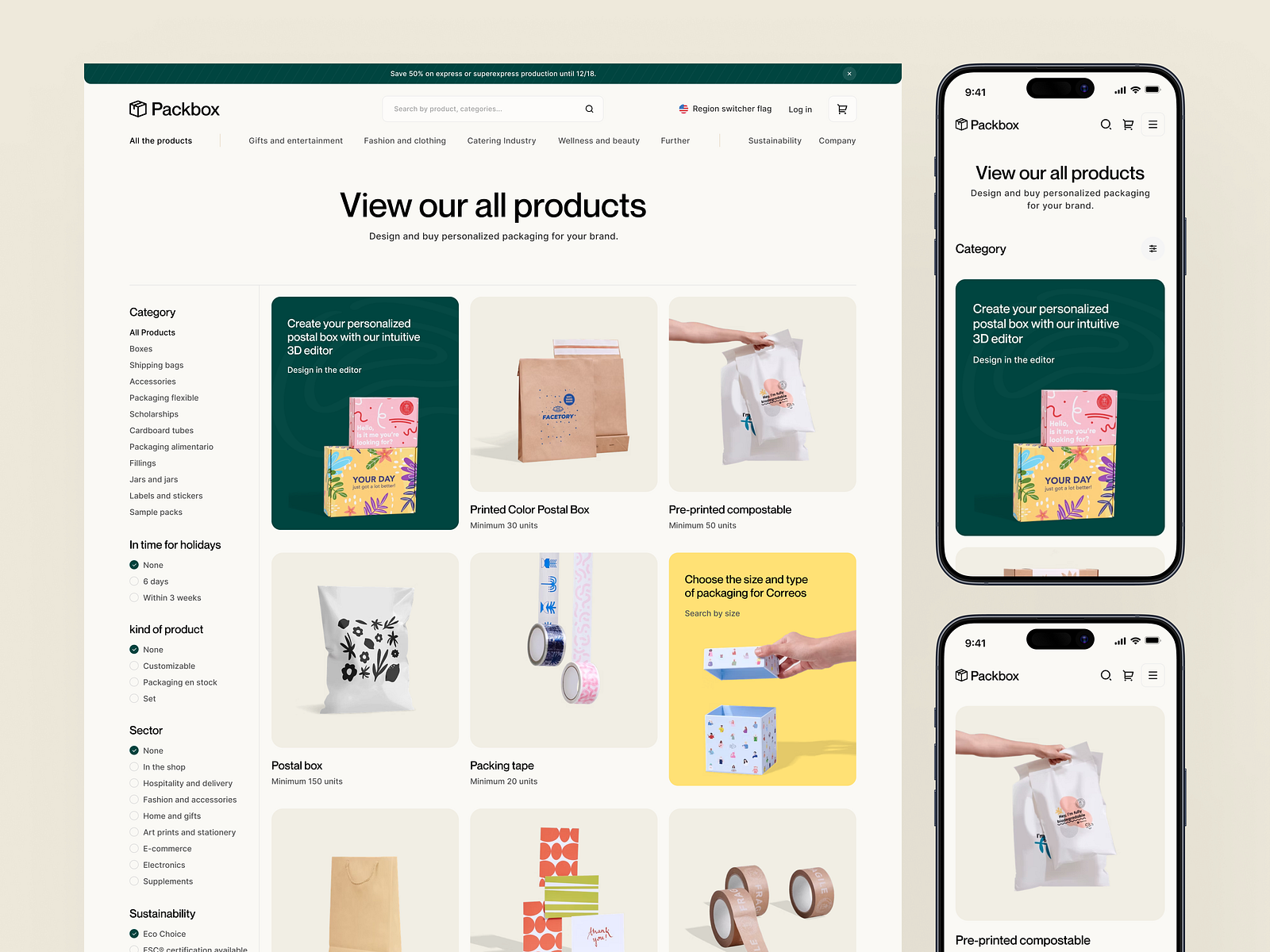 Packaging website. by Orix Creative on Dribbble