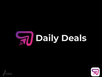Daily Deals-Logo Design(Unused) app logo brand identity branding creative logo design e commerce gradient logo graphic design icon illustration logo minimal logo modern logo